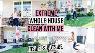 NEW! EXTREME WHOLE HOUSE CLEAN WITH ME 2020 | ALL DAY SPEED CLEANING MOTIVATION | CLEANING ROUTINE