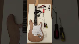 Harley Benton DIY Stratocaster Kit - Quick Review #shorts #guitar