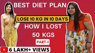 Diet Plan To Lose Weight Fast In Hindi |Lose 10 Kgs In 10 Days|Diet Plan 2022 Part-1|Dr.Shikha Singh