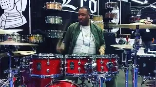 Eric Moore Testing Drum