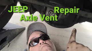 Axle / Differential Vent Repair on Jeep XJ #jeepxj