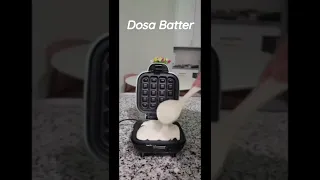 Waffle Dosa with Electric waffle maker - America Muchtalu - Telugu vlogs #shorts #telugu #usa