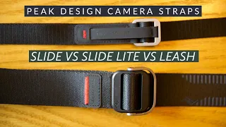 Peak Design Straps - Overview and Comparison of Slide Lite and Leash