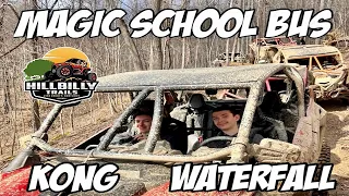 AWESOME FIRST RIDE at The HILLBILLY TRAIL SYSTEM | Magic School Bus | Kong Trail and Cool Waterfall