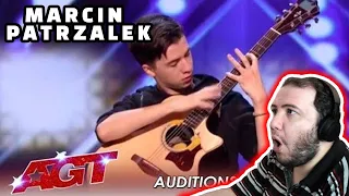 🇵🇱 REACTION: Marcin Patrzalek: Polish Guitarist MURDERS His Guitar! WOW! | America's Got Talent 2019