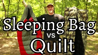 Sleeping bag vs Quilt