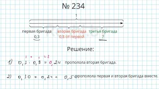 №234 / Глава 1 - Математика 6 класс Герасимов