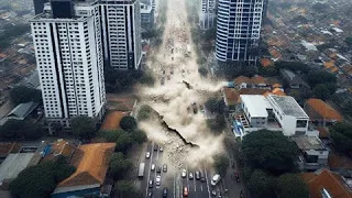 The strongest earthquake of 2024 shook Indonesia! Record flood in China!