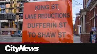 City announces upcoming road closures along King Street West to accommodate construction