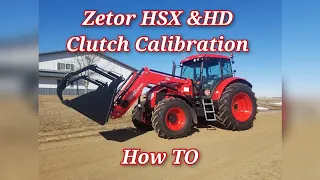 Zetor HSX and HD Clutch Calibration (NO COMPUTER NEEDED!) ENGLISH 《USA》