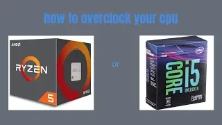 how to overclock cpu (ryzen 5 1600)