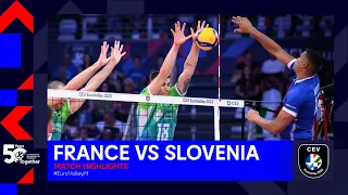 France vs. Slovenia I Match Highlights Bronze Medal I CEV EuroVolley 2023 Men