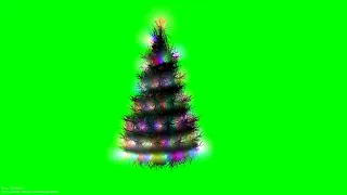 christmas tree  3D ANIMATION 1080p s01r01 green screen