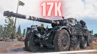 Panhard EBR 105  17K Spot Damage  World of Tanks Replays 4K The best tank game