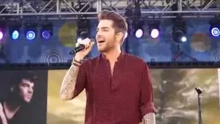 Adam Lambert - TOH,WWFM,EITN  Soundcheck   G M A 2015 06 19 NYC