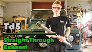 Td5 Straight Through Exhaust Install | Land Rover Defender