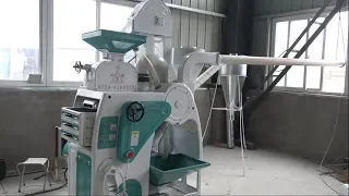 The whole process of installing combined rice mill (model MLNJ- 15 -13)