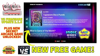 Evercade Game Of The Month - Tapeworm Disco Puzzle NOW LIVE - Plus New VS Firmware & NEW SECRET GAME