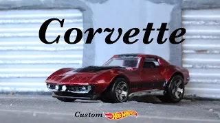 Custom 1969 copo corvette hot wheel