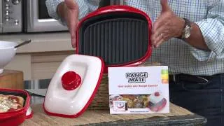 Rangemate 3 pc set Nonstick Microwave Grill Pan with Dan Wheeler