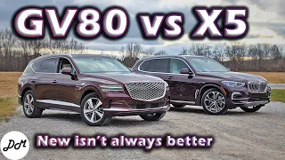 2020 BMW X5 vs 2021 Genesis GV80