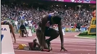 Les Françaises championnes du monde du 4x100m (Paris 2003)