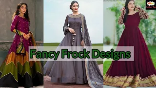 Wedding Wear-Long Fancy Frock Designs in Beautiful Colors.. #frock  #frockdesign #viralvideo