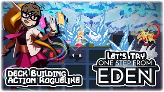 FAST PACED ACTION ROGUELIKE DECK-BUILDER! | Let's Try: One Step From Eden | Preview Gameplay