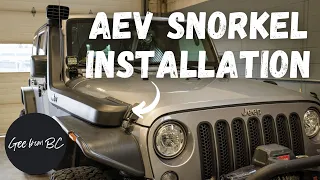 AEV Snorkel Installation on my Jeep Wrangler JKU Rubicon | Project JKU - Off Road Build EP.7