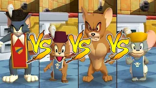 Tom and Jerry in War of the Whiskers Tom Vs Monster Jerry Vs Nibbles Vs Jerry (Master Difficulty)