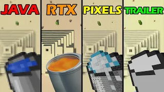 java vs rtx vs pixels vs trailer - compilation