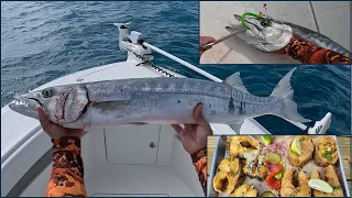 CAMBIO DRÁSTICO PESCA Y COCINA DE BARRACUDA CON ARTIFICIAL !