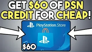 Awesome PSN Credit Deal! - Get $60 Cheap!