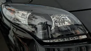 BLACK Style 😎 Renault Megane 3: установка линз 3.0" дюйма в фары на шпильки, глубокая полировка фар