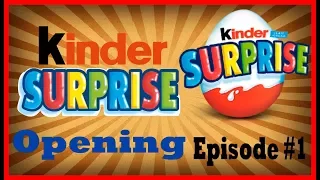 🚓WHAT A NICE CAR!! 🚓 ♥Kinder Surprise Opening Episode #1♥-Jan 4th 2018