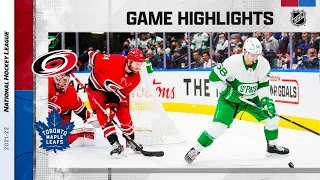 Hurricanes @ Maple Leafs 3/17 | NHL Highlights 2022