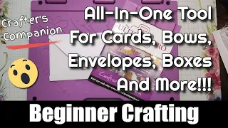 Crafter's Companion | Ultimate Pro | All-In-One Crafting Tool Unboxing & Simple Project!
