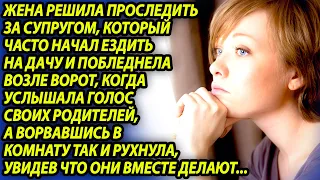 Проследив за гулящим мужем, жена ожидала увидеть с ним кого угодно, но точно не своих родителей