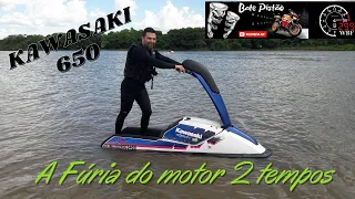 Jet Ski kawasaki 650 A Fúria do motor 2 tempos