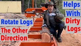 Turning Logs the Other Direction on Woodmizer LT15 Sawmill