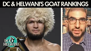 Where does Khabib Nurmagomedov rank in the GOAT discussion? | DC & Helwani | ESPN MMA