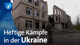 Krieg gegen die Ukraine: Massive russische Angriffe