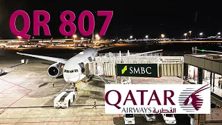 【Flight Tour】2022 Qatar Airways  QR807  Boeing 777-200LR Tokyo NARITA to Doha