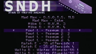 SNDH Update v4.4 - [Atari ST] Demo by The P.H.F. and DHS (2014)