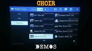 Choir - Demos (Samples para Yamaha)