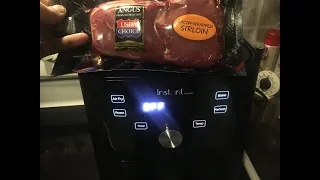 Let's make Bacon Wrapped Sirloin Steak with Instant Vortex 6 Quart 4in1 Air Fryer and cleaning