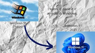 Evoluzione dei suoni d' avvio e d' arresto di Windows