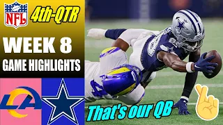 Dallas Cowboys vs Los Angeles Rams Full Game 4th WEEK 8 (10/29/2023) | NFL Highlights 2023