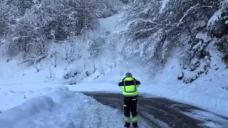 Avalanche Mayens de Saxon Valais Suisse