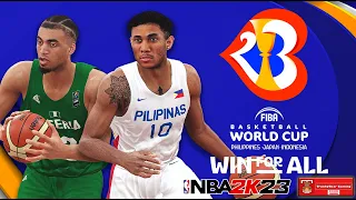 FIBA World Cup 2023 l 'Friendly Game' l Nigeria VS Gilas Pilipinas l NBA 2K23 PC Gameplay